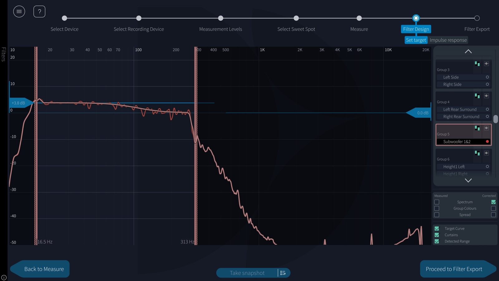 Room-correction filter design