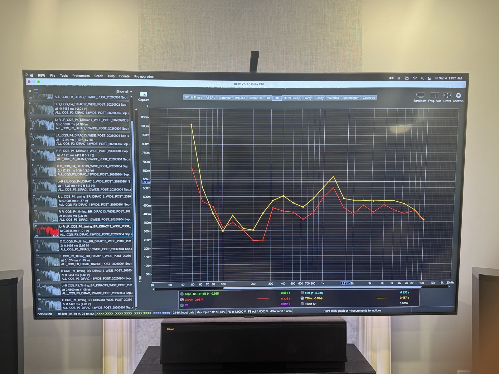 Measurement software, on-site