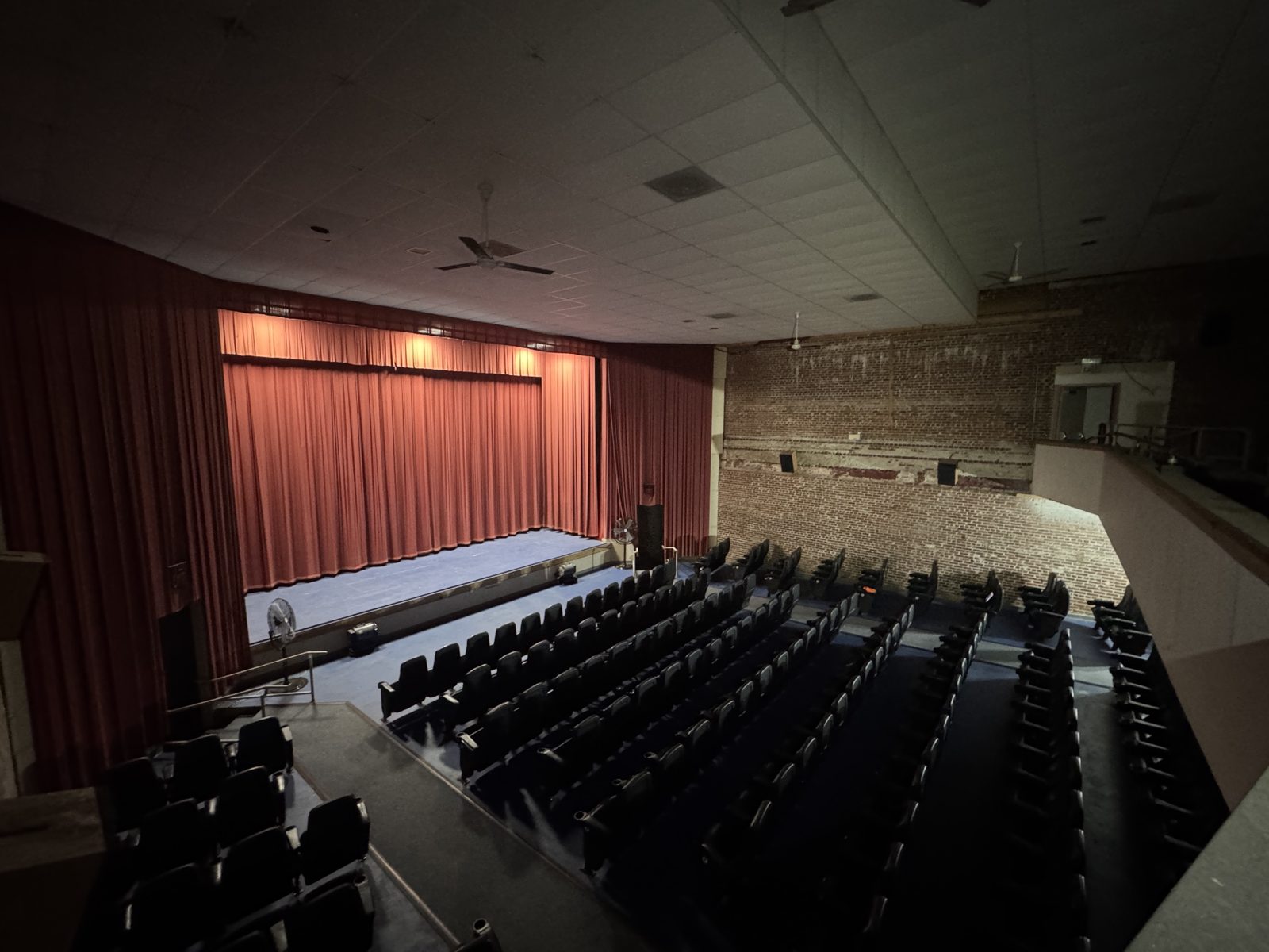 Venue, from the balcony